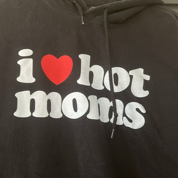 Danny Duncan I Love Hot Moms Black Hoodie Size Large - Picture 7 of 7